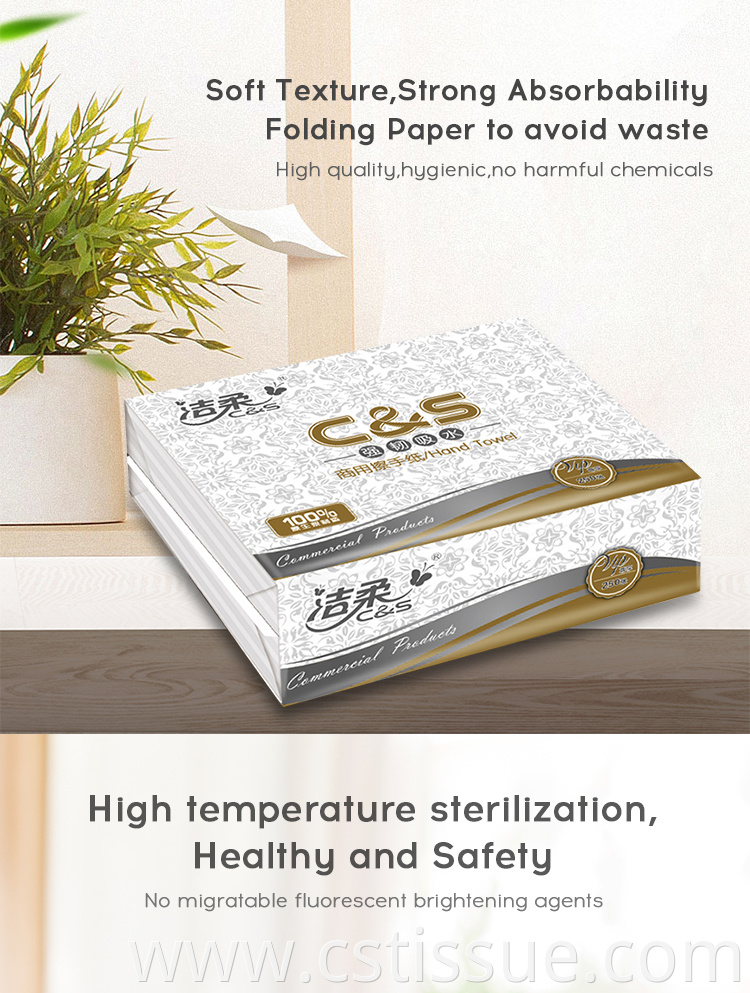 Wholesale Price Paper Hand Towels Tissue Wood Pulp Hand Towel Tissue Paper